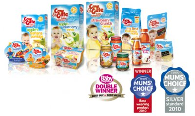 Cow and gate baby food - supermarkets loss